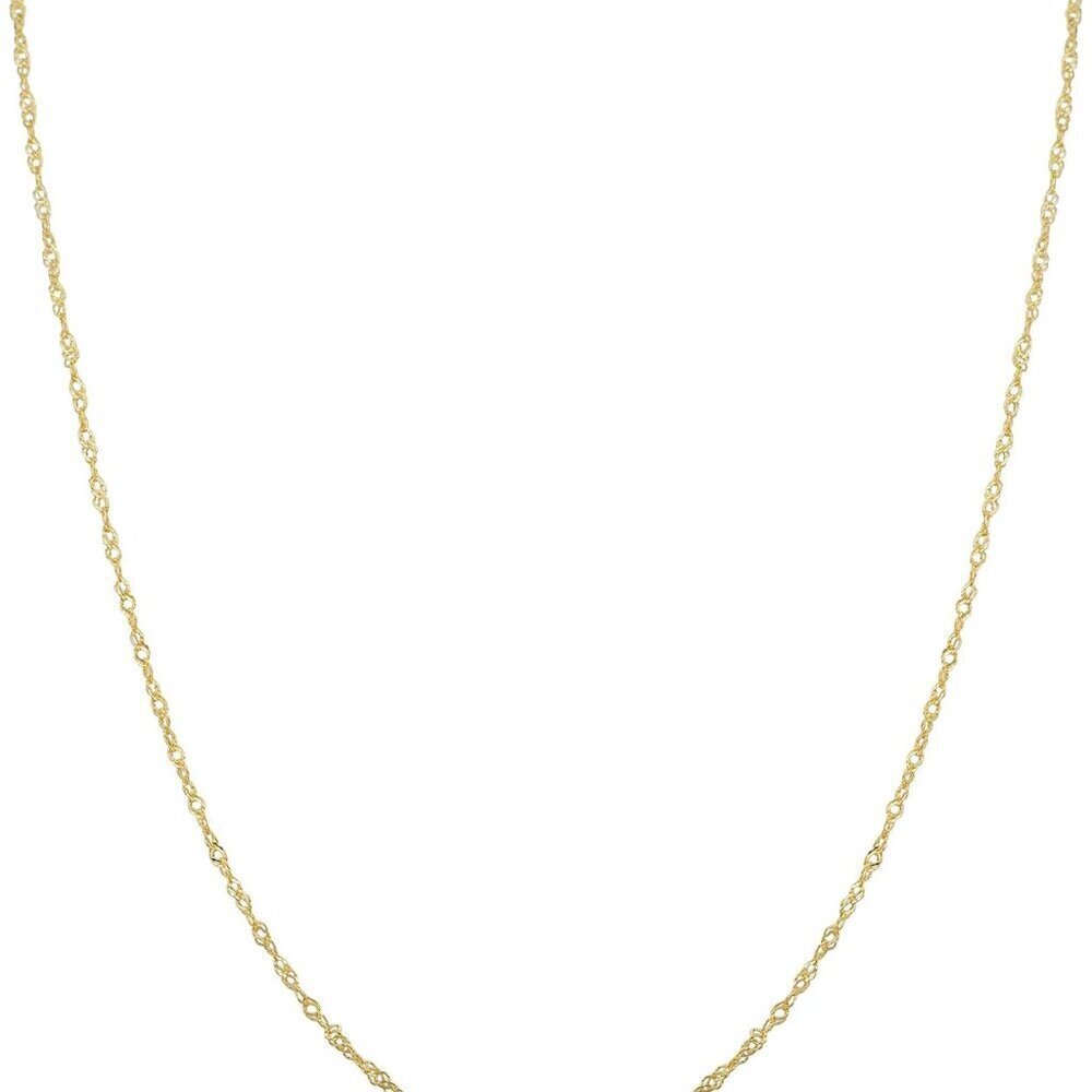 10k Gold Singapore Chain Necklace Women Thin 18 Inch Yellow Gold Gift